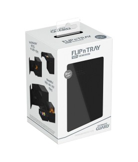 Boîte pour cartes - Flip´n´Tray 100+ - Noir - XenoSkin