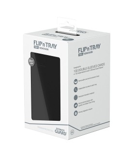 Boîte pour cartes - Flip´n´Tray 100+ - Noir - XenoSkin