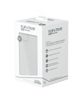 Boîte pour cartes - Flip´n´Tray 100+ - Blanc - XenoSkin
