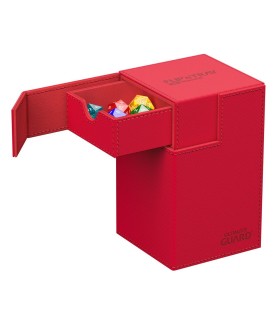 Boîte pour cartes - Flip´n´Tray 100+ - Rouge - XenoSkin