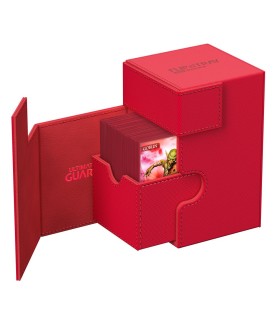 Boîte pour cartes - Flip´n´Tray 100+ - Rouge - XenoSkin