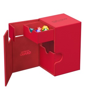 Boîte pour cartes - Flip´n´Tray 100+ - Rouge - XenoSkin