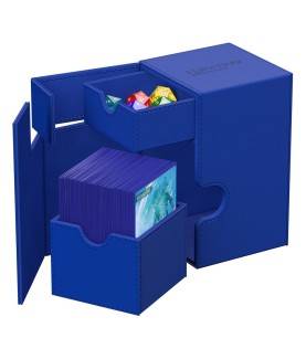 Boîte pour cartes - Flip´n´Tray 100+ - Bleu - XenoSkin