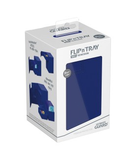 Boîte pour cartes - Flip´n´Tray 100+ - Bleu - XenoSkin