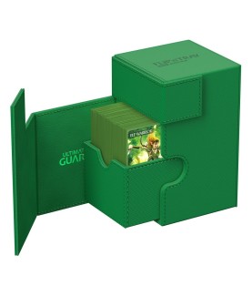 Boîte pour cartes - Flip´n´Tray 100+ - Vert - XenoSkin
