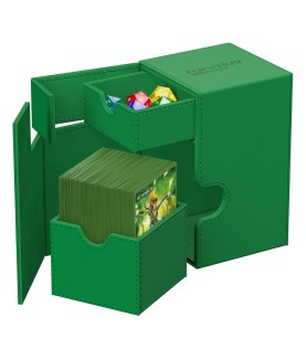 Boîte pour cartes - Flip´n´Tray 100+ - Vert - XenoSkin