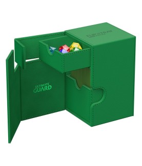 Boîte pour cartes - Flip´n´Tray 100+ - Vert - XenoSkin