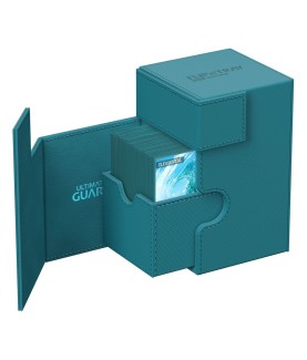 Boîte pour cartes - Flip´n´Tray 100+ - Bleu Pétrole - XenoSkin
