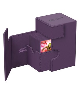 Boîte pour cartes - Flip´n´Tray 100+ - Violet - XenoSkin