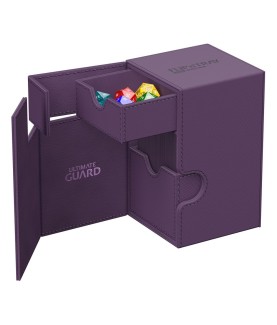 Boîte pour cartes - Flip´n´Tray 100+ - Violet - XenoSkin