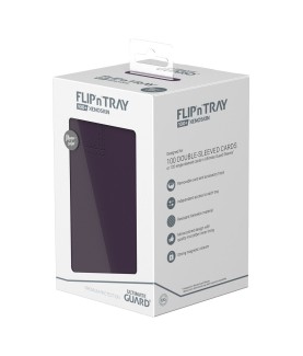 Boîte pour cartes - Flip´n´Tray 100+ - Violet - XenoSkin
