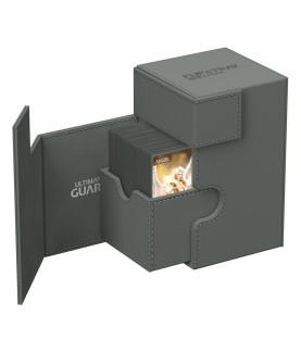 Boîte pour cartes - Flip´n´Tray 100+ - Gris - XenoSkin