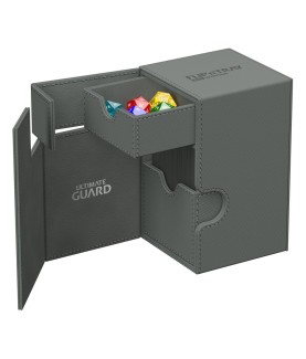 Boîte pour cartes - Flip´n´Tray 100+ - Gris - XenoSkin