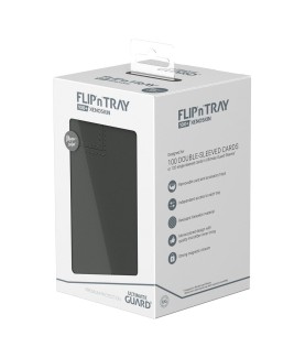 Boîte pour cartes - Flip´n´Tray 100+ - Gris - XenoSkin