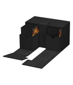 Boîte pour cartes - Twin Flip´n´Tray 160+ - Noir - XenoSkin