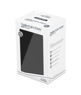 Boîte pour cartes - Twin Flip´n´Tray 160+ - Noir - XenoSkin