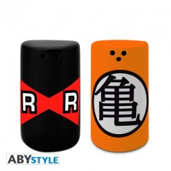 Accessoire cuisine - Dragon Ball - Salière et Poivrière - Kame et Ruban Rouge