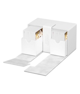 Boîte pour cartes - Twin Flip´n´Tray 160+ - Blanc - XenoSkin