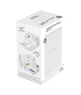 Boîte pour cartes - Twin Flip´n´Tray 160+ - Blanc - XenoSkin