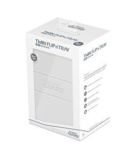 Boîte pour cartes - Twin Flip´n´Tray 160+ - Blanc - XenoSkin