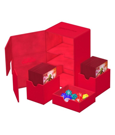 Deckbox - Twin Flip´n´Tray 160+ - Rot - XenoSkin