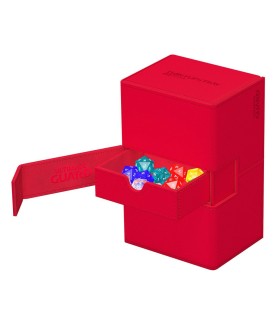 Boîte pour cartes - Twin Flip´n´Tray 160+ - Rouge - XenoSkin