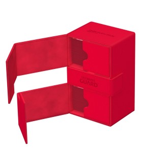 Boîte pour cartes - Twin Flip´n´Tray 160+ - Rouge - XenoSkin
