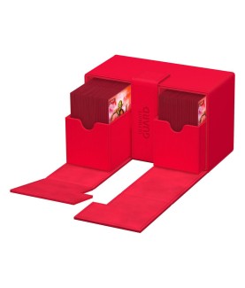 Boîte pour cartes - Twin Flip´n´Tray 160+ - Rouge - XenoSkin