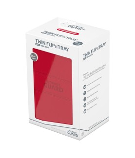 Boîte pour cartes - Twin Flip´n´Tray 160+ - Rouge - XenoSkin