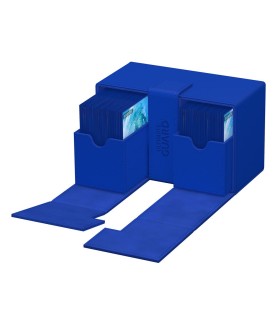Boîte pour cartes - Twin Flip´n´Tray 160+ - Bleu - XenoSkin
