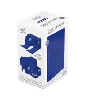 Boîte pour cartes - Twin Flip´n´Tray 160+ - Bleu - XenoSkin