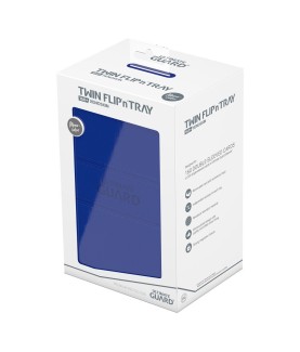 Boîte pour cartes - Twin Flip´n´Tray 160+ - Bleu - XenoSkin