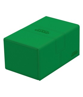 Boîte pour cartes - Twin Flip´n´Tray 160+ - Vert - XenoSkin