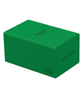 Boîte pour cartes - Twin Flip´n´Tray 160+ - Vert - XenoSkin