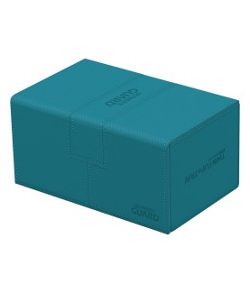 Boîte pour cartes - Twin Flip´n´Tray 160+ - Bleu Pétrole - XenoSkin