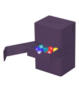 Boîte pour cartes - Twin Flip´n´Tray 160+ - Violet - XenoSkin