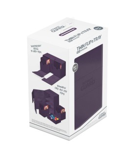 Boîte pour cartes - Twin Flip´n´Tray 160+ - Violet - XenoSkin