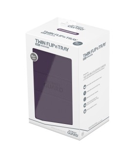 Boîte pour cartes - Twin Flip´n´Tray 160+ - Violet - XenoSkin