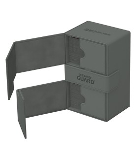 Boîte pour cartes - Twin Flip´n´Tray 160+ - Gris - XenoSkin