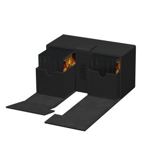 Boîte pour cartes - Twin Flip´n´Tray 200+ - Noir - XenoSkin
