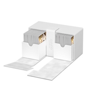 Deck Box - Twin Flip´n´Tray 200+ - White - XenoSkin