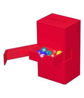 Boîte pour cartes - Twin Flip´n´Tray 200+ - Rouge - XenoSkin