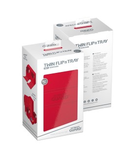 Boîte pour cartes - Twin Flip´n´Tray 200+ - Rouge - XenoSkin