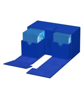 Boîte pour cartes - Twin Flip´n´Tray 200+ - Bleu - XenoSkin