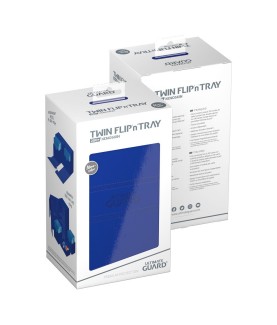 Boîte pour cartes - Twin Flip´n´Tray 200+ - Bleu - XenoSkin
