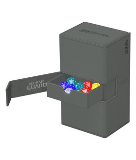 Boîte pour cartes - Twin Flip´n´Tray 200+ - Gris - XenoSkin