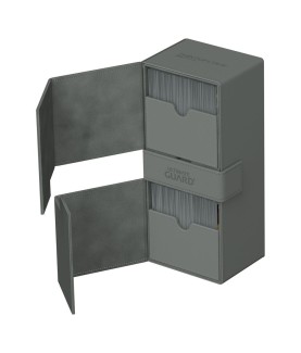 Deck Box - Twin Flip´n´Tray 266+ - Gris - XenoSkin - 25 cm