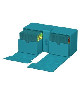 Deck Box - Twin Flip´n´Tray 266+ - Petrol Blue - XenoSkin