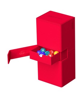 Deck Box - Twin Flip´n´Tray 266+ - Red - XenoSkin