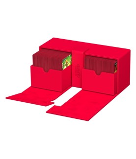 Deck Box - Twin Flip´n´Tray 266+ - Red - XenoSkin